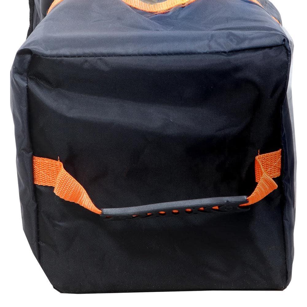 Sunnydaze Premium Pop-Up Canopy Rolling Carrying Bag - 7.25" W x 54" L x 7.25" H - Black