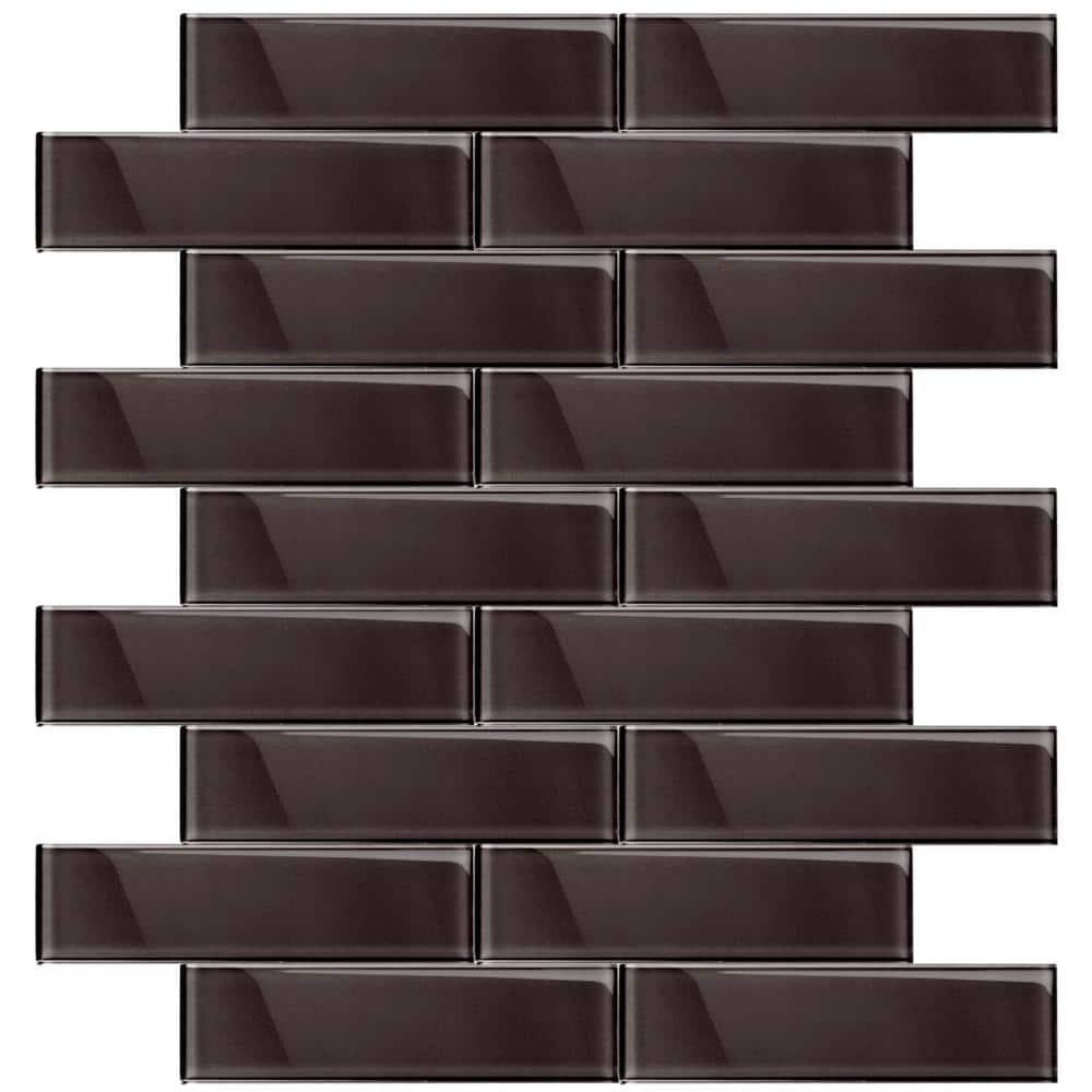 3" X 12" Glass Brick Look Subway Wall Tile