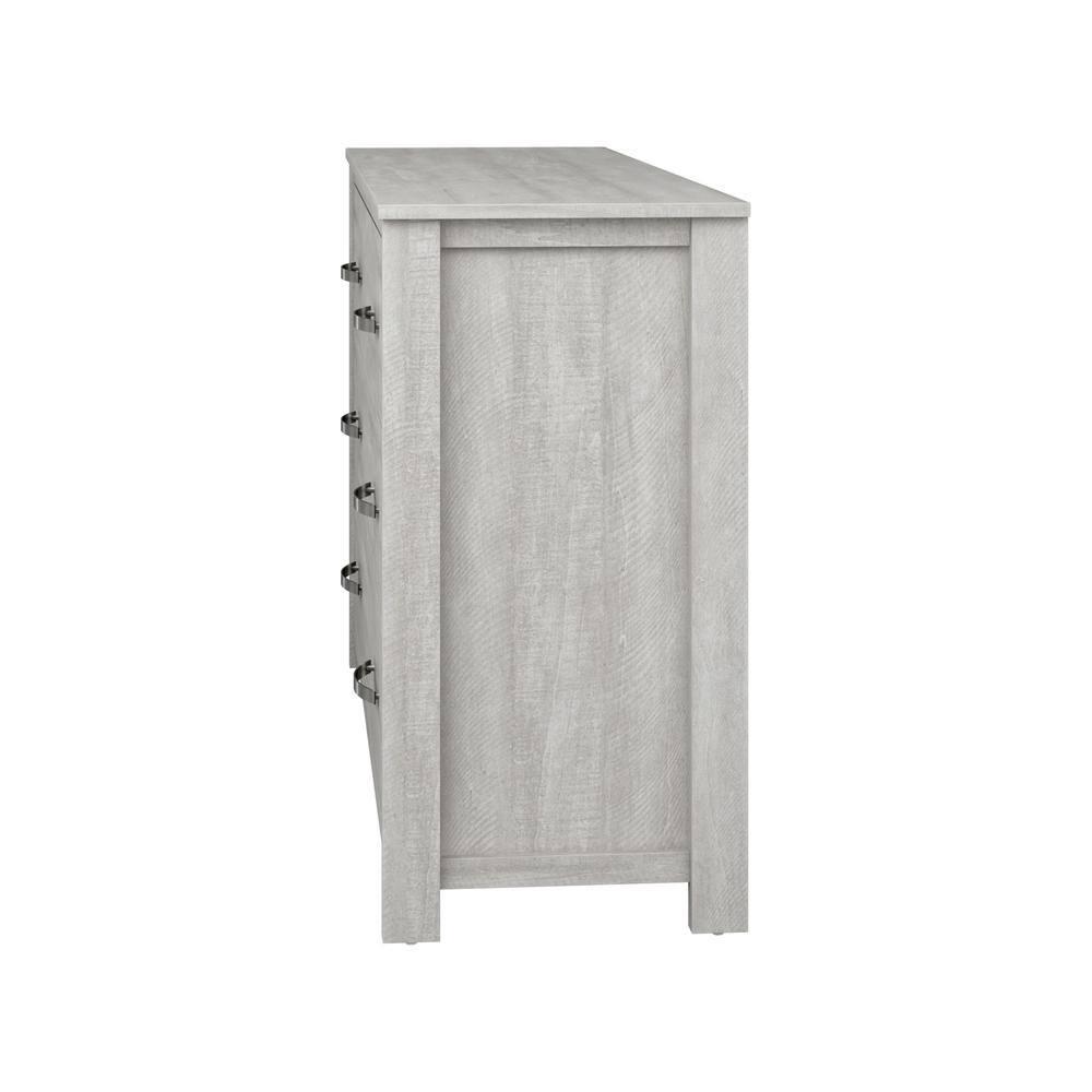 Galano Layton Dusty Gray Oak 6 Drawer 47.2 in. Wide Dresser (Sturdy, Effortless Assembly with Interlocking Drawers)