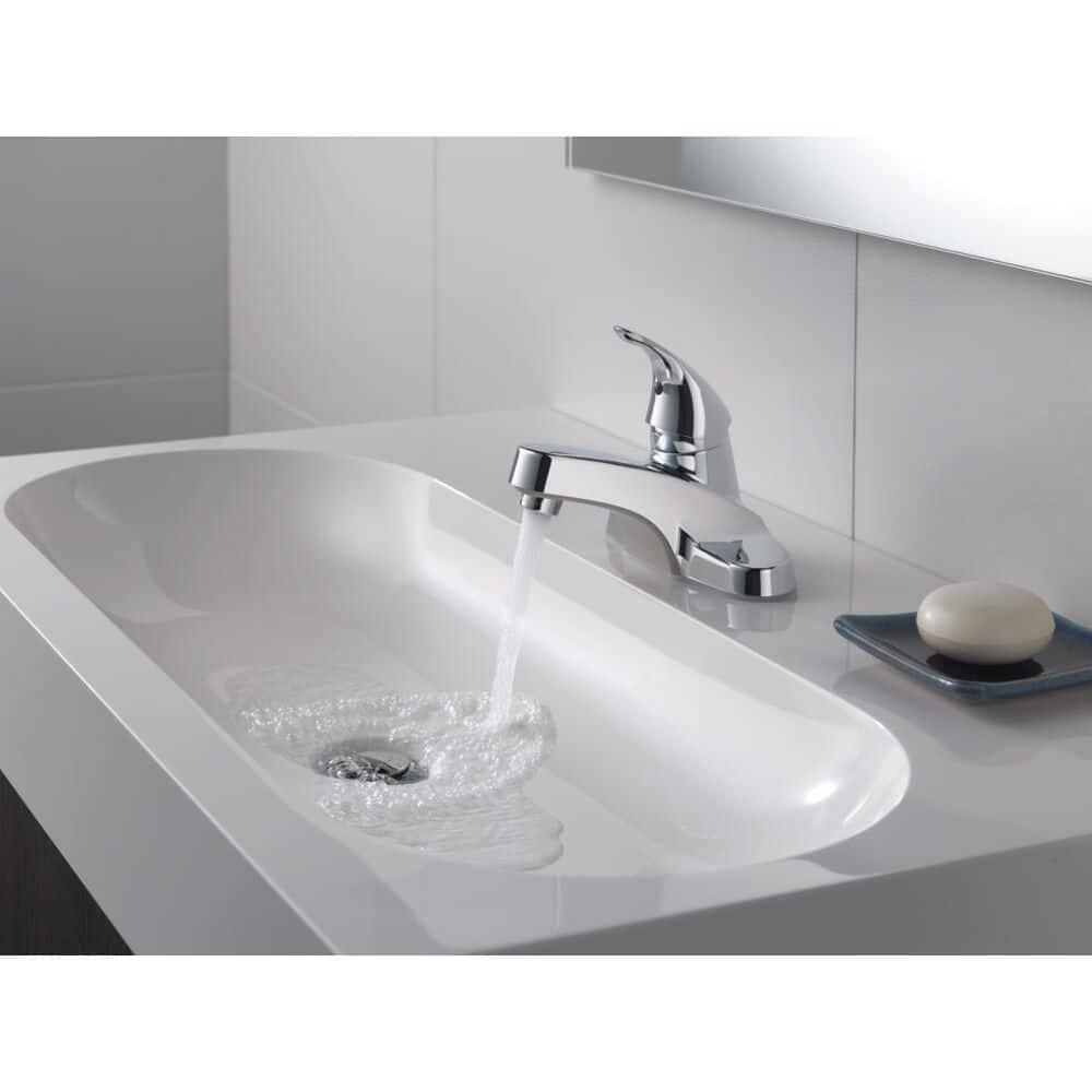 Core Centerset Bathroom Faucet with Drain Assembly, 2-handle Bathroom Sink Faucet