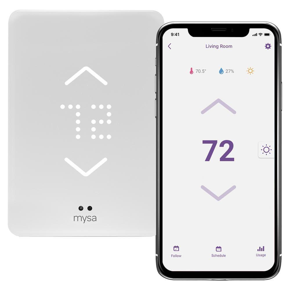 Mysa BB.2.0.01.NA-US Smart Thermostat for Electric Baseboard and In-Wall Heaters V2.0