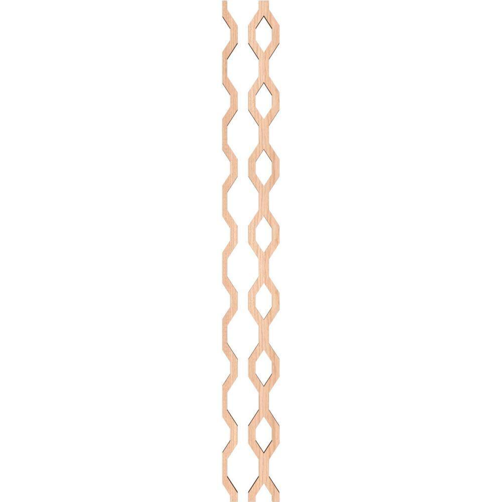 Wabash Adjustable Wood Decorative Slat Wall Panel Kit