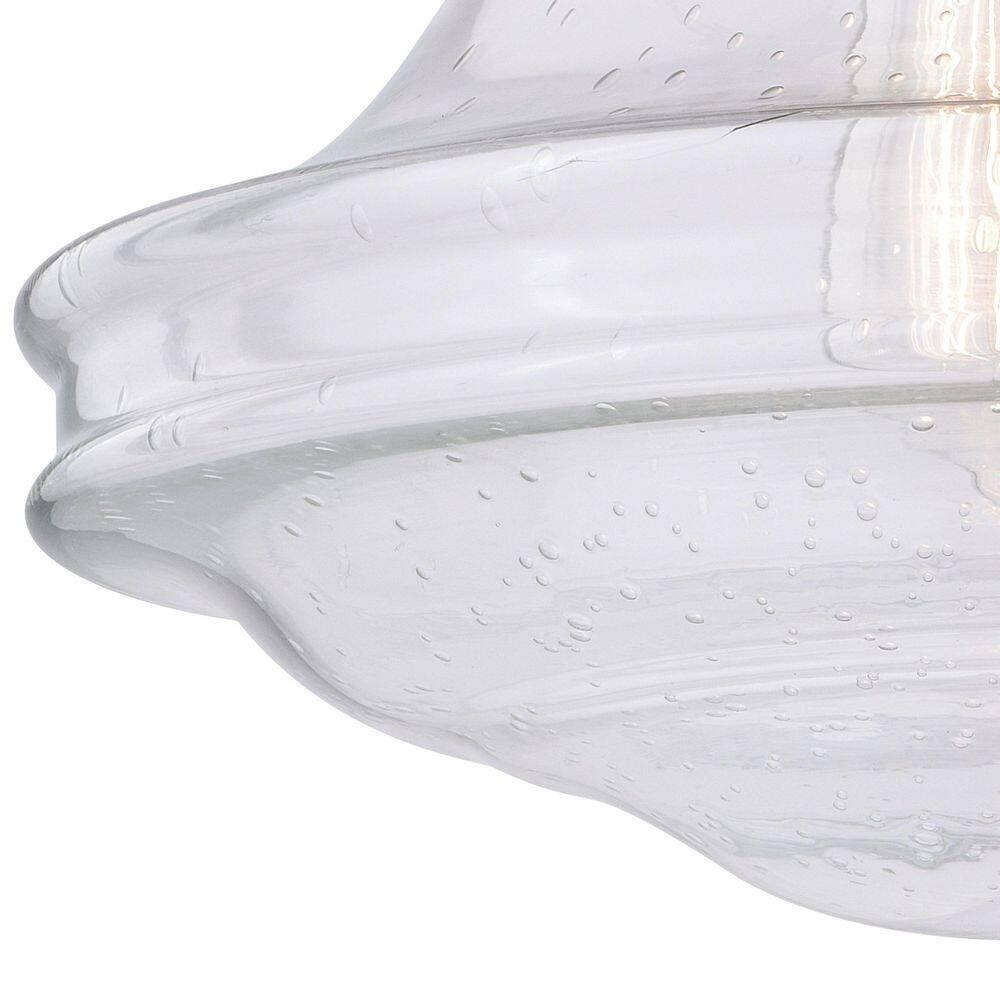 Vaxcel Huntley 1 - Light Flush Mount in  Satin Nickel