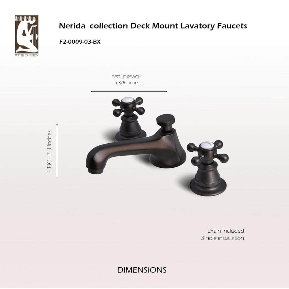 Carlson Widespread Bathroom Faucet with Drain Assembly