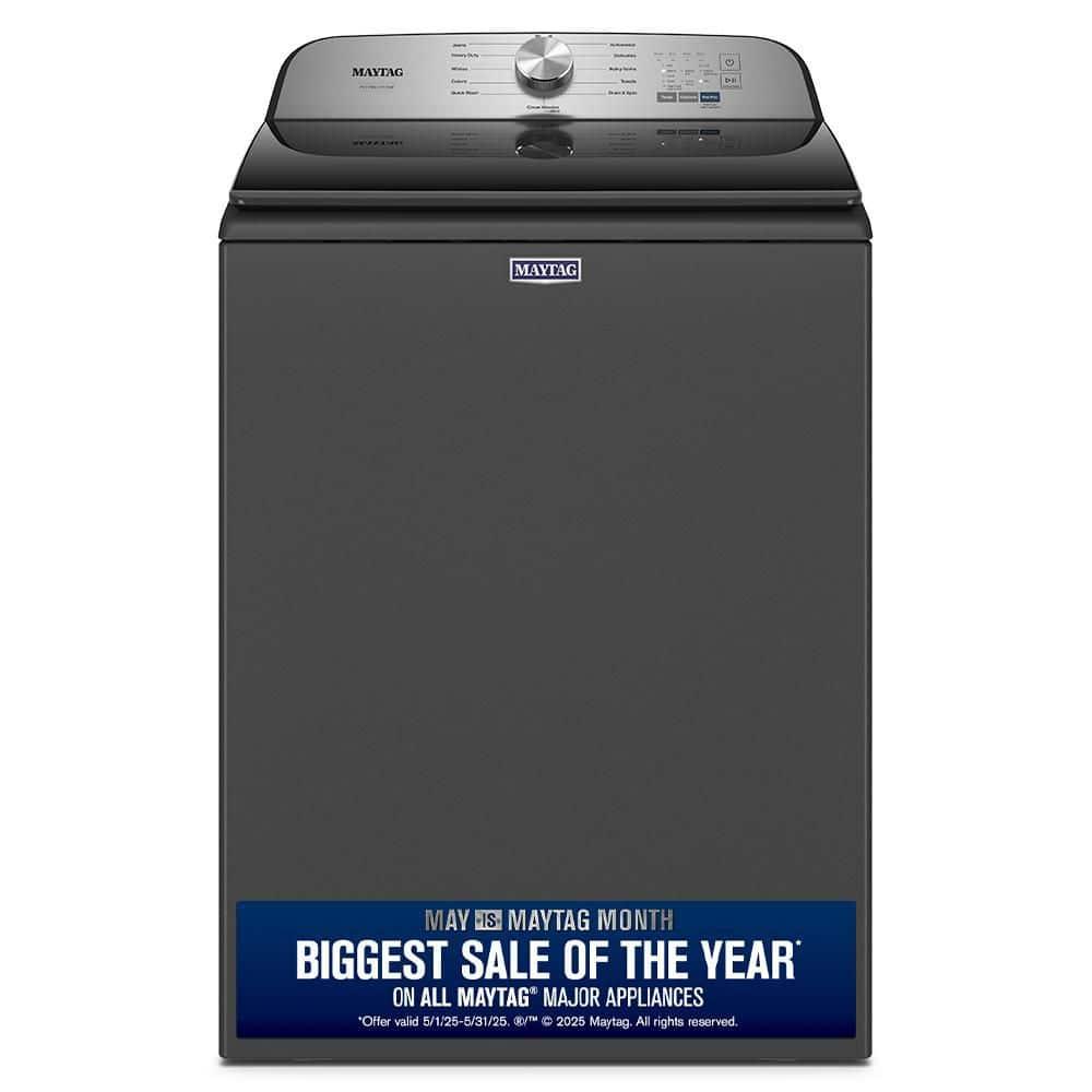 Maytag MVW6500MBK 4.7 Cu. Ft. Volcano Black Pet-Pro Top-Load HE Electric Washer