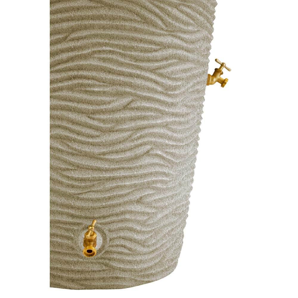 Good Ideas Impressions Palm 50-Gallon Rain Barrel - Sandstone