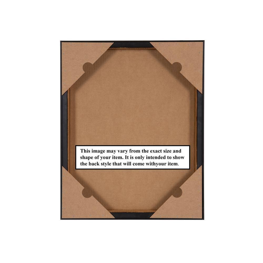 Amanti Art 22"x22" Garden Folk Flowers II by Farida Zaman Framed Canvas Wall Art Print: Modern Lithograph, Polystyrene Frame