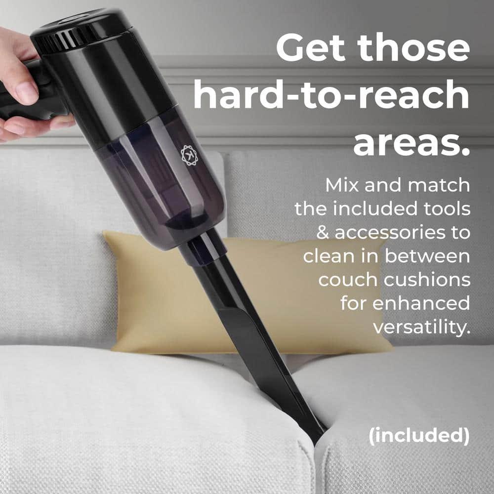 KOBOT Portable Handheld Vacuum Cleaner, HEPA Filter 2pc Accessory Pack, Rechargeable Battery