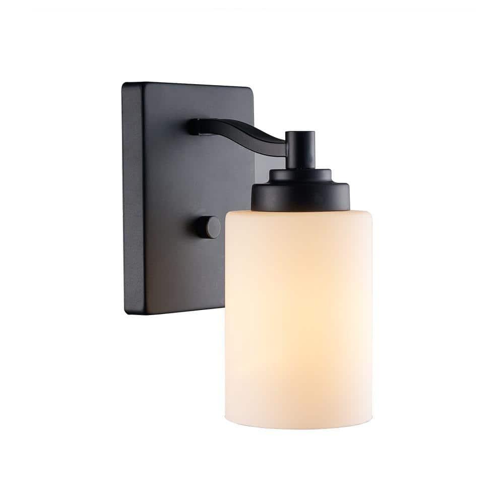 Trans Globe Lighting 70521 Mod Pod 9" Tall Wall Sconce - Black