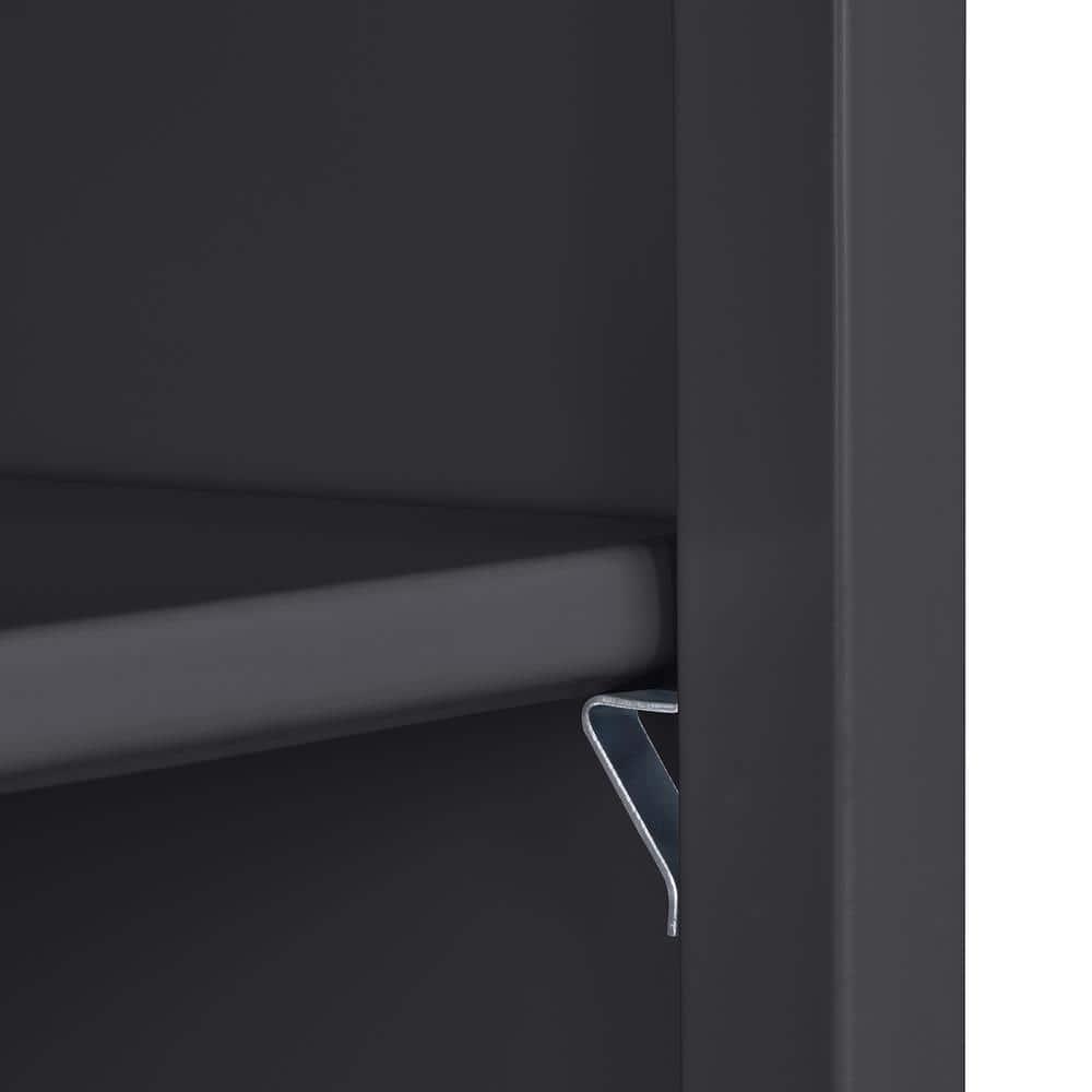 Sandusky Lee 36" W x 18" D x 78" H Steel Mobile Bookcase with 4 Adjustable Shelves by Sandusky
