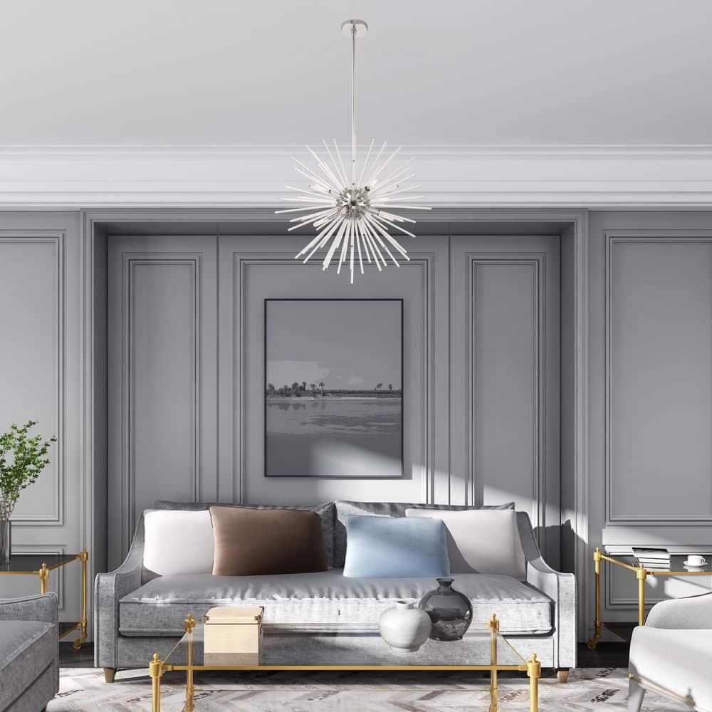 Livex Lighting Utopia 8 - Light Chandelier in  Polished Chrome
