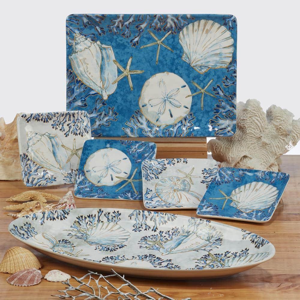 Certified International Certified International Playa Shells Set Of 4 Salad Plate