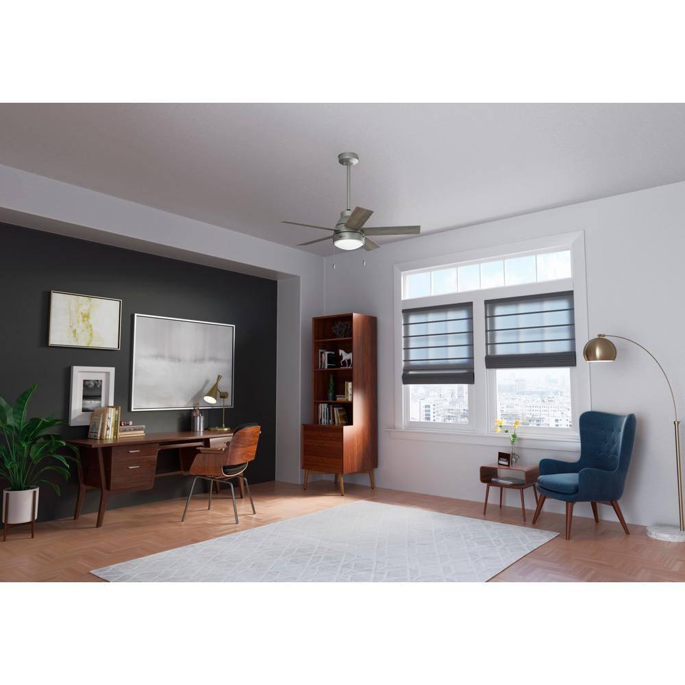 44" Elliston 5 - Blade Standard Ceiling Fan with Pull Chain and Light Kit Included