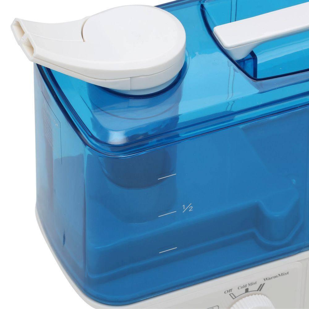 SPT Blue and White Dual Mist Humidifier with Automatic Shutoff