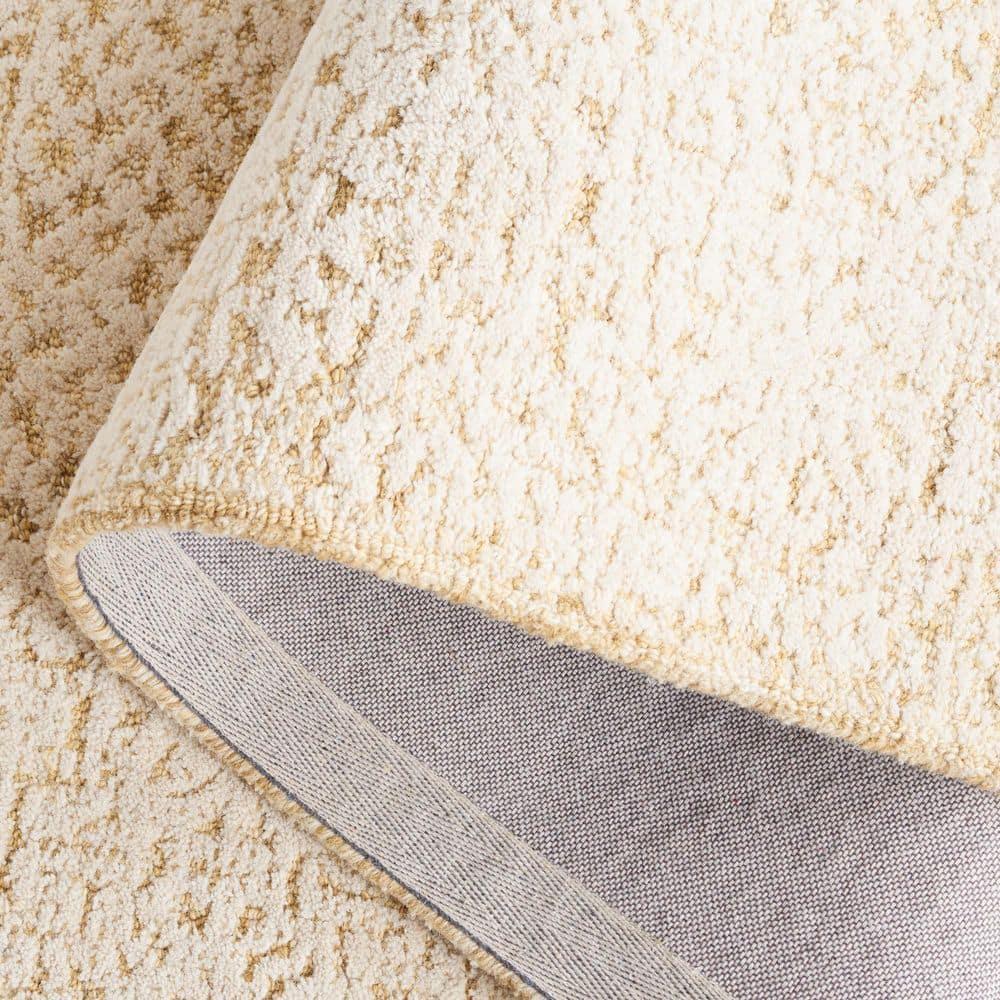 Textural TXT305 Hand Tufted Indoor Runner - Gold/Ivory - 2'-3"x8' - Safavieh