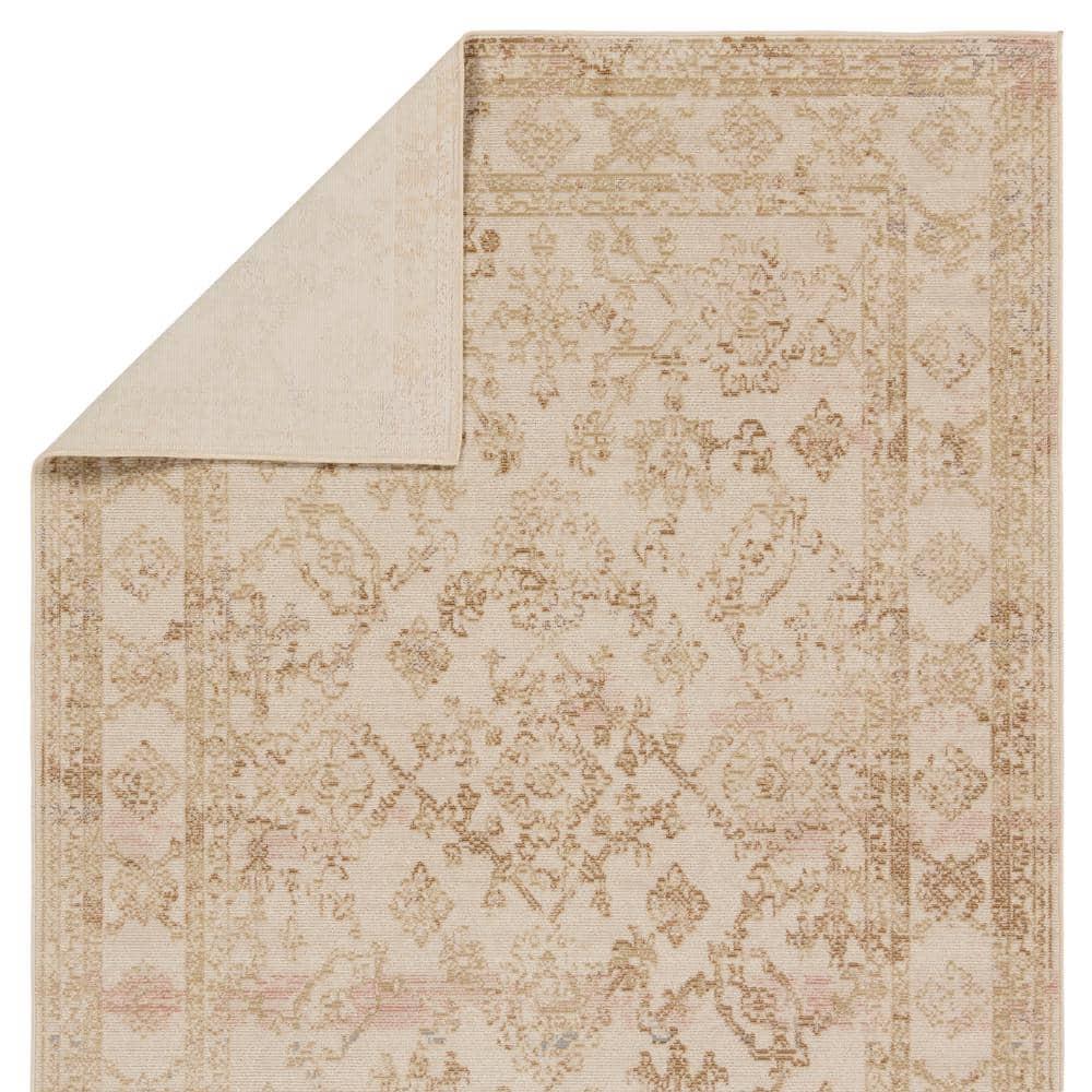Jaipur Living Indoor Outdoor 2x4 Area Rug, Boho, Gold/Ivory