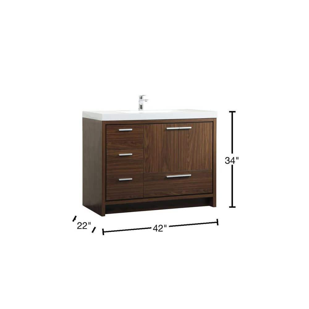 Elegant Kitchen and Bath Single Bathroom Vanity | Wayfair