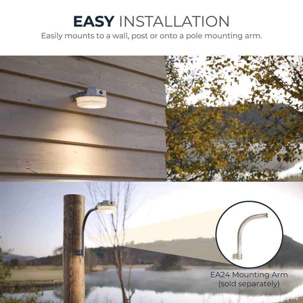 Cooper Lighting LLC 1 - Head LED Hardwired Dusk to Dawn Outdoor Security Area Light with Timer