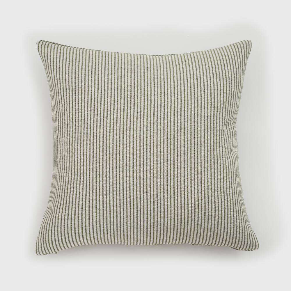 EverGrace Elsa Reversible Pinstripes Striped Reversible Throw Pillow