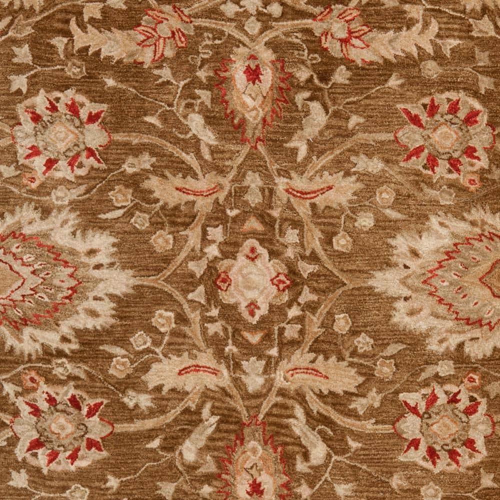 Anatolia AN512 Hand Tufted Indoor Area Rug - Brown/Green - 9'x12' - Safavieh