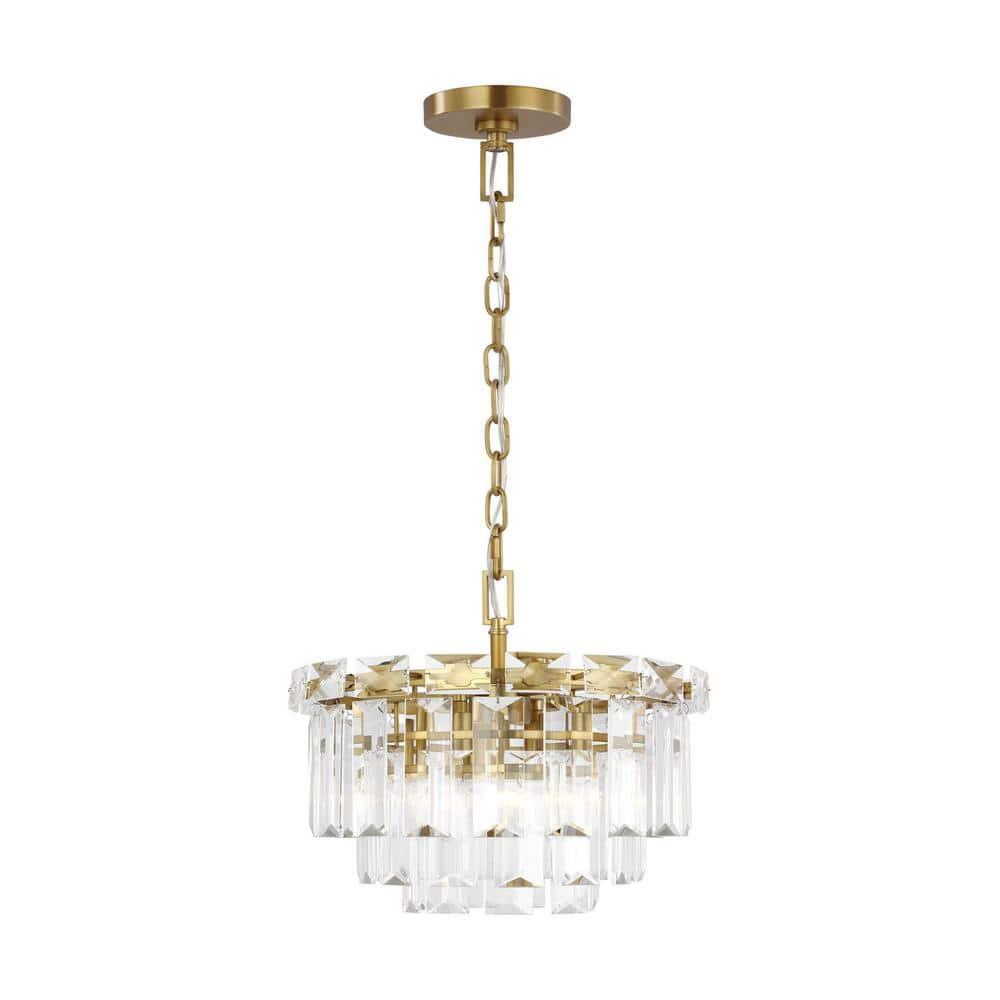 Arden 4 - Light Unique Tiered Chandelier by Chapman & Myers