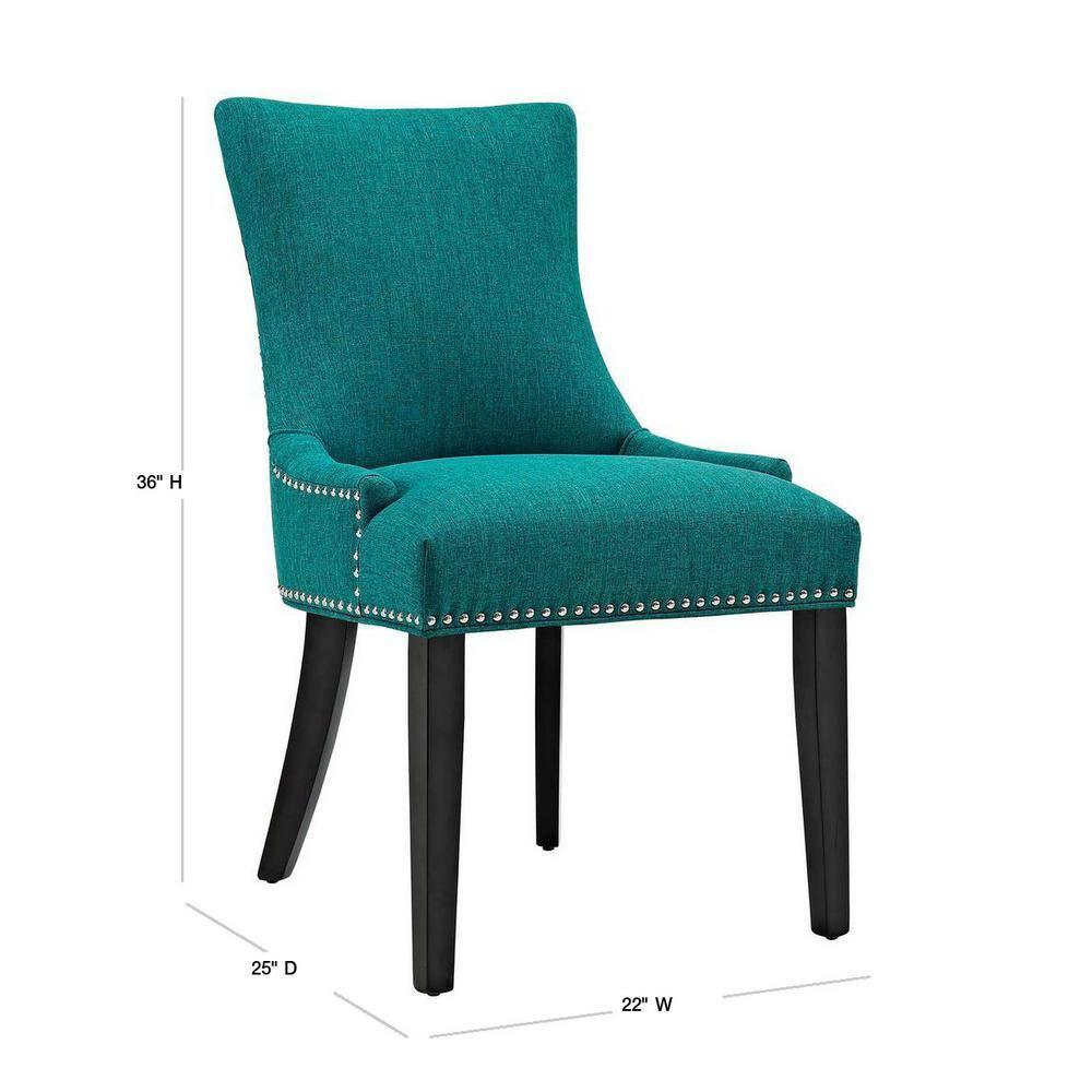 Modway Porch & Den Helen Fabric Upholstered Dining Chair (Single Chair)