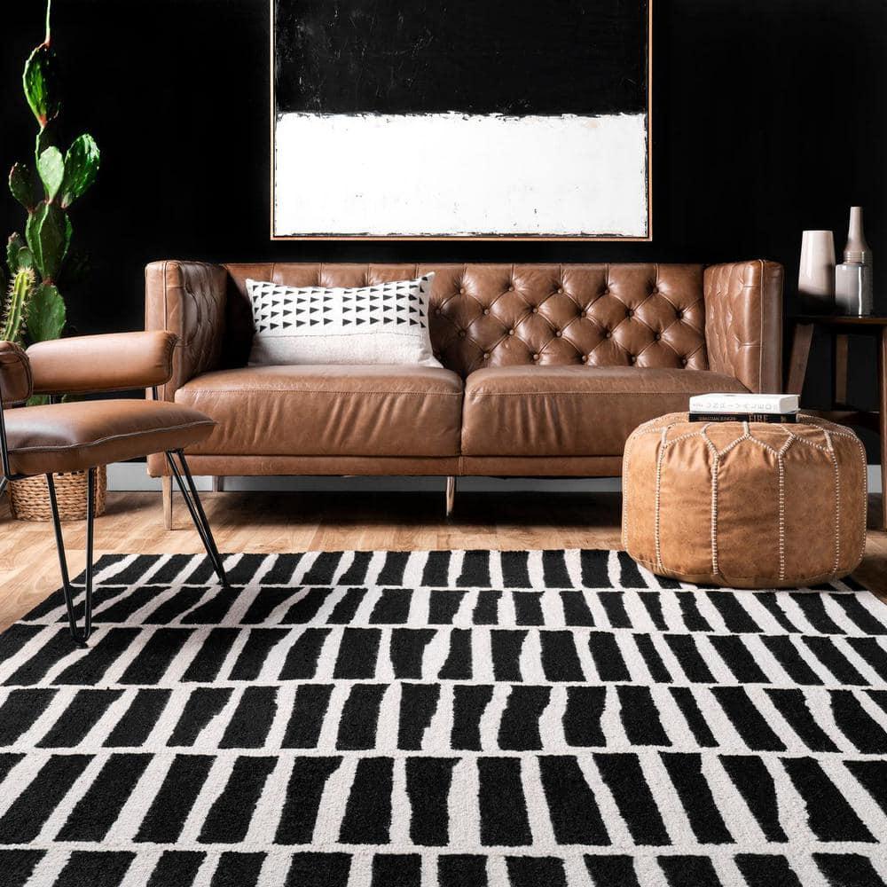 nuLOOM Roxane Contempoary Striped 2' 6" x 6' Runner