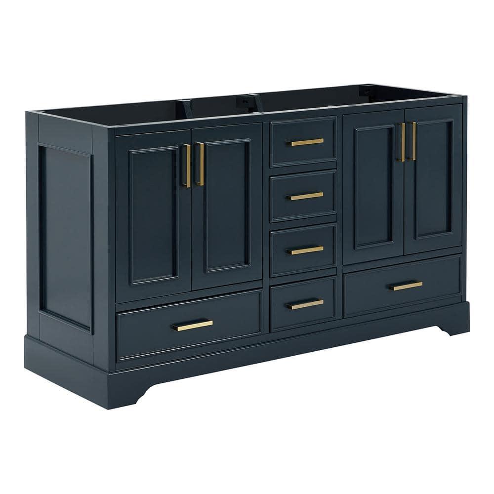 Ariel M060d-Bc Stafford Mueble Tocador Independiente Doble de 61" Solamente - Azul