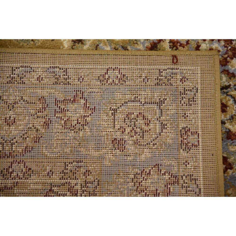 Unique Loom 3' 3 x 5' 3 Dark Yellow Voyage Asheville Area Rug
