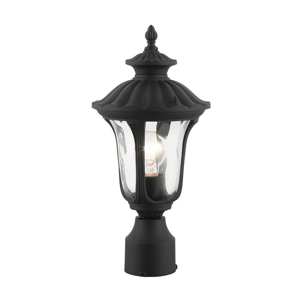 Livex Lighting Oxford 1 - Light Post Light in  Textured Black