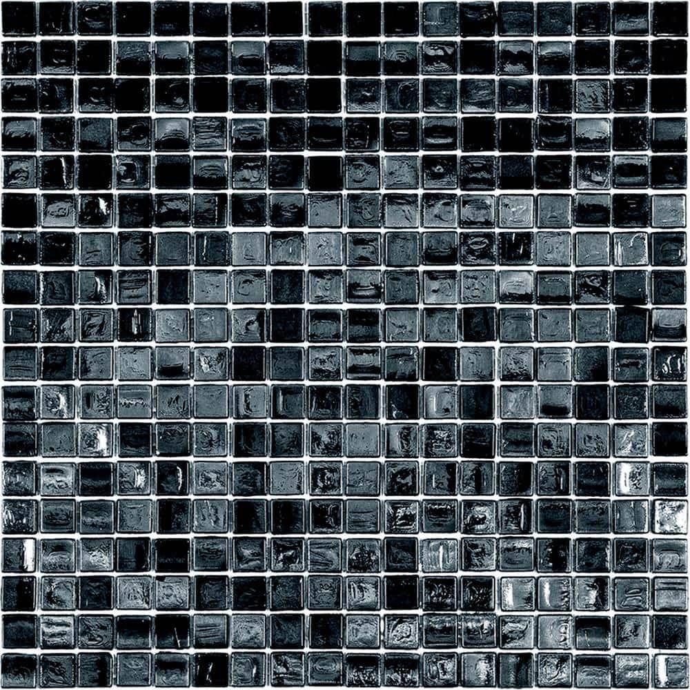 Skosh 0.6" x 0.6" Glass Grid Mosaic Wall & Floor Tile
