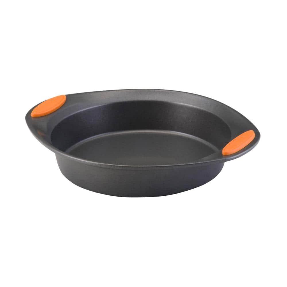 Rachael Ray Rachael Ray Yum-O Nonstick Bakeware Oven Lovin’ Round Cake Baking Pan, 9 Inch