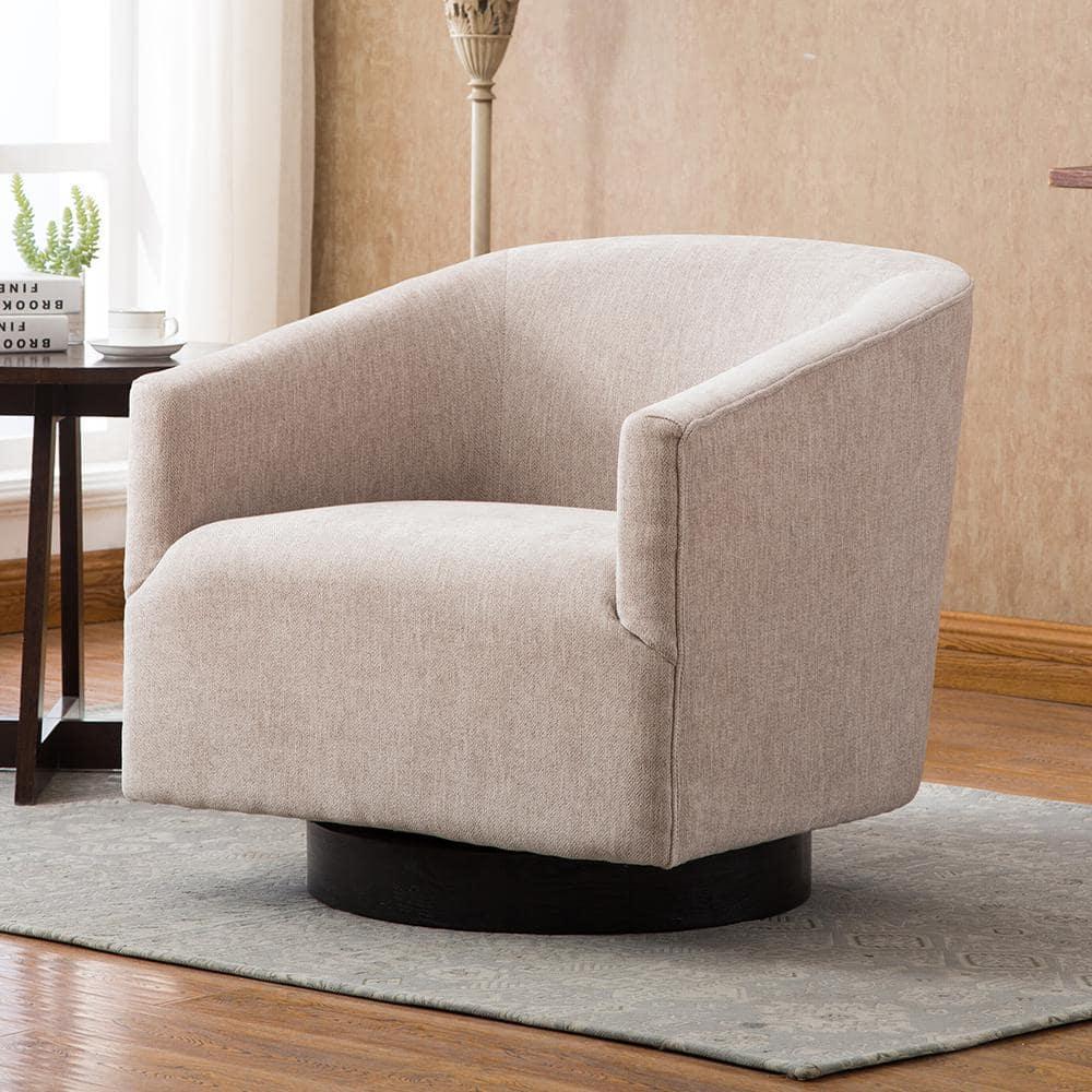 Donovan Upholstered Swivel Barrel Chair