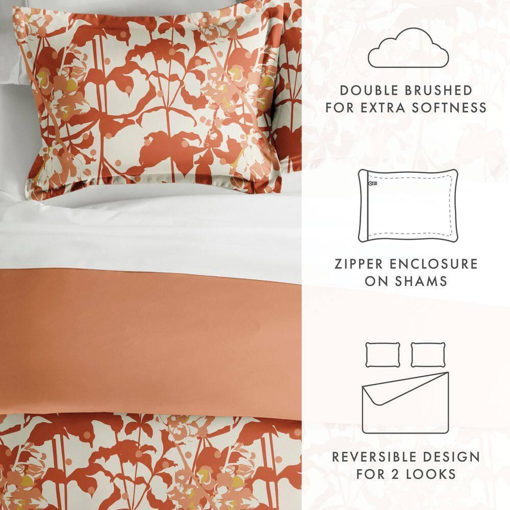 Becky Cameron Boho Flower Reversible Duvet Cover Set
