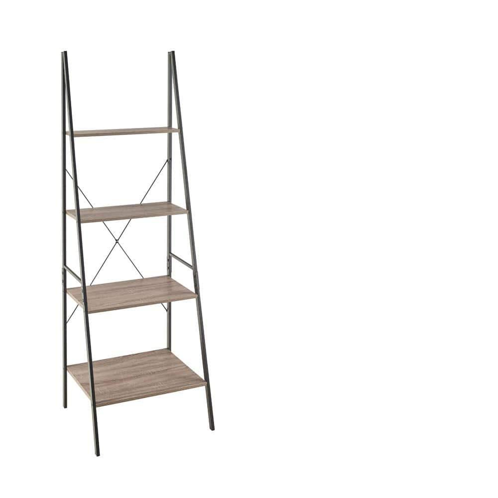 ClosetMaid Industrial 4-Tier Ladder Bookcase