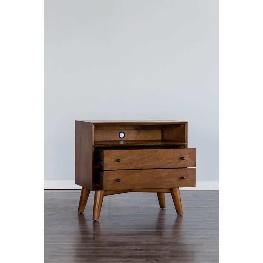 Williams 2-Drawer Nightstand with Shelf
