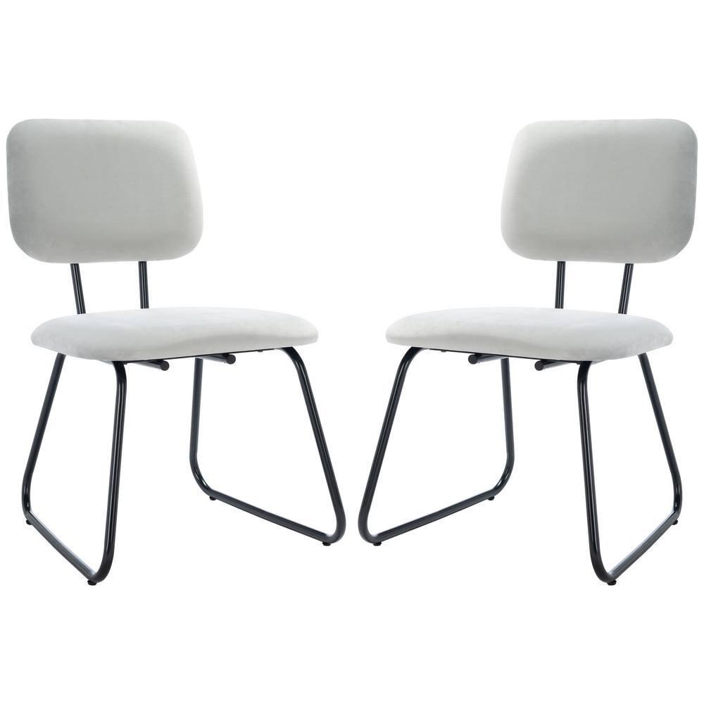 Chavelle Side Chair - ACH6205 - Set of 2 - Grey/Black - Safavieh