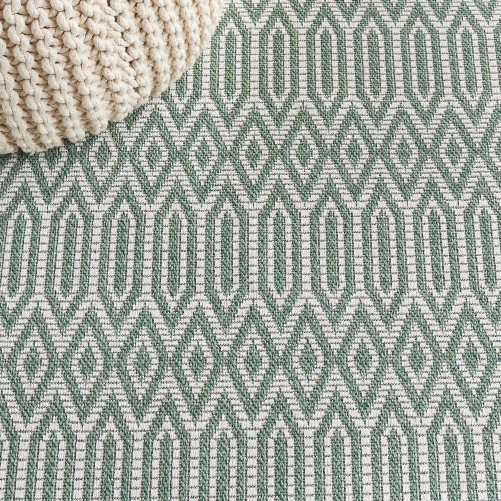 Martha Stewart Rugs Martha Stewart 405 100% Cotton Geometric Rug
