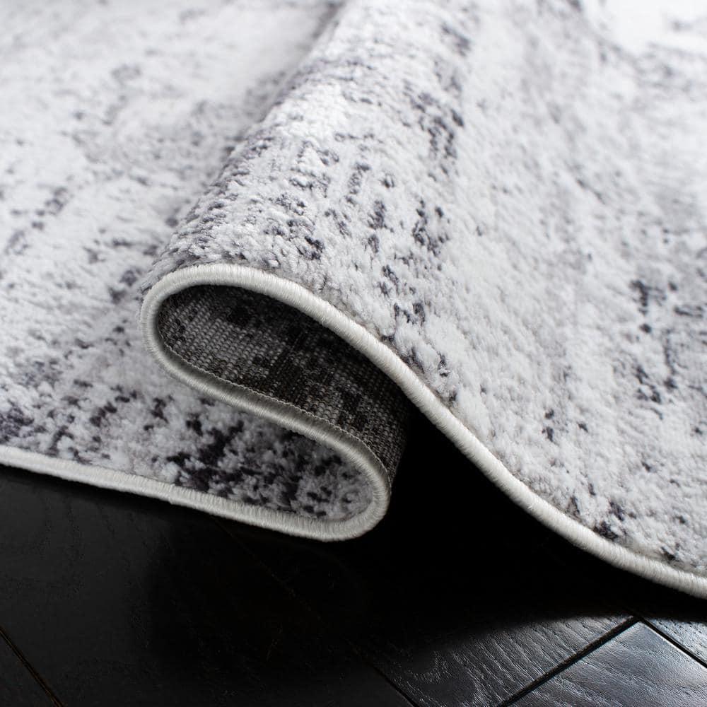 Amelia ALA700 Power Loomed Area Rug - Ivory/Grey - 6'7"x6'7" - Safavieh.