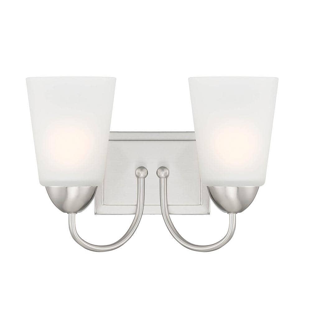 Designers Fountain - Malone - 2 Light Bath Vanity In Transitional Style-9.25