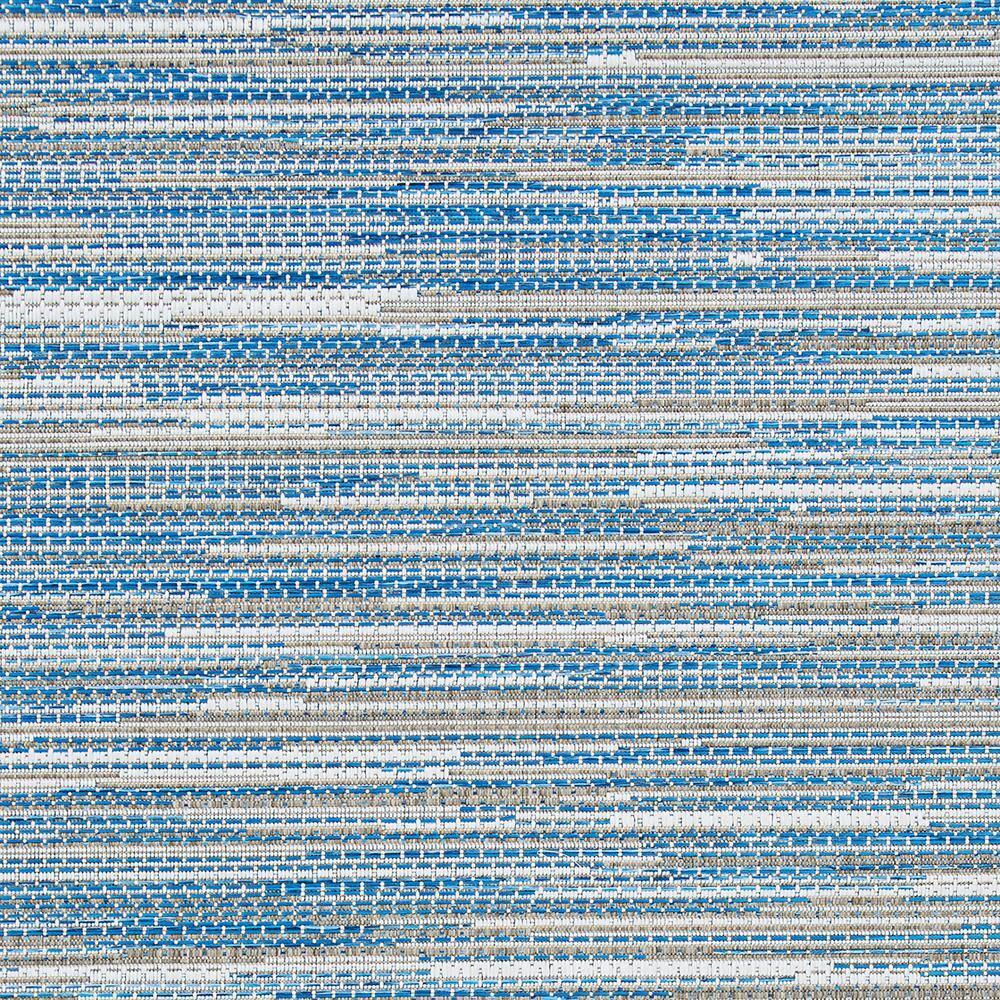 Couristan Monte Carlo Coastal Breeze Indoor/Outdoor Area Rug, 2'3" x 7'10" Runner, Ocean-Champagne