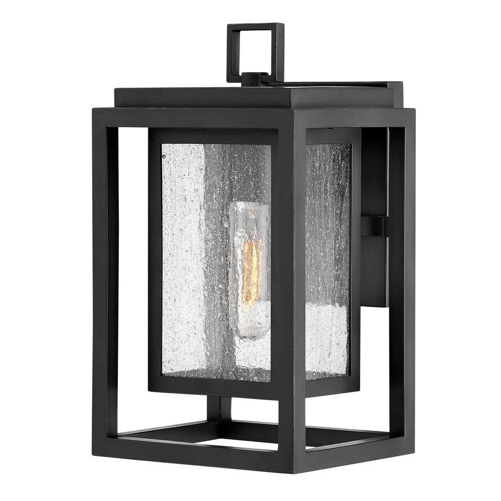 Republic Seeded Glass Outdoor Wall Mount Lantern