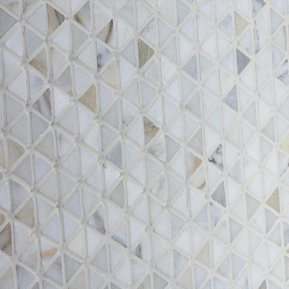 Calacatta Marble Honeycomb Mosaic Wall Tile