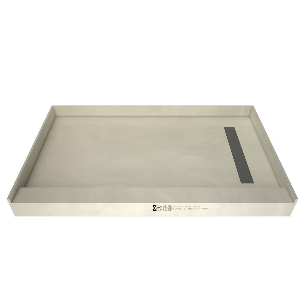Tile Redi Rt3048l-Rb30-Kit Base'n Bench 30" X 60" Rectangular Shower Base - Tileable