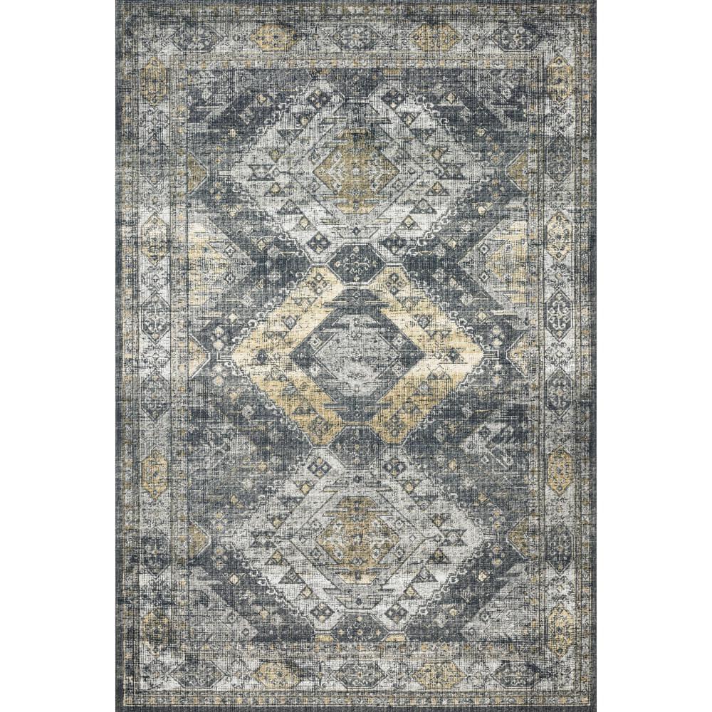Loloi II Skye Oriental Graphite / Silver Area Rug