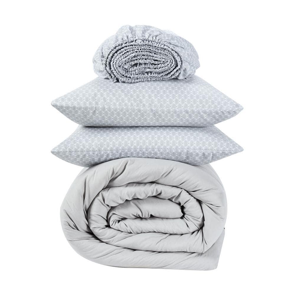 Serta Serta Simply Clean Microfiber Pleated 7 Piece Comforter Set