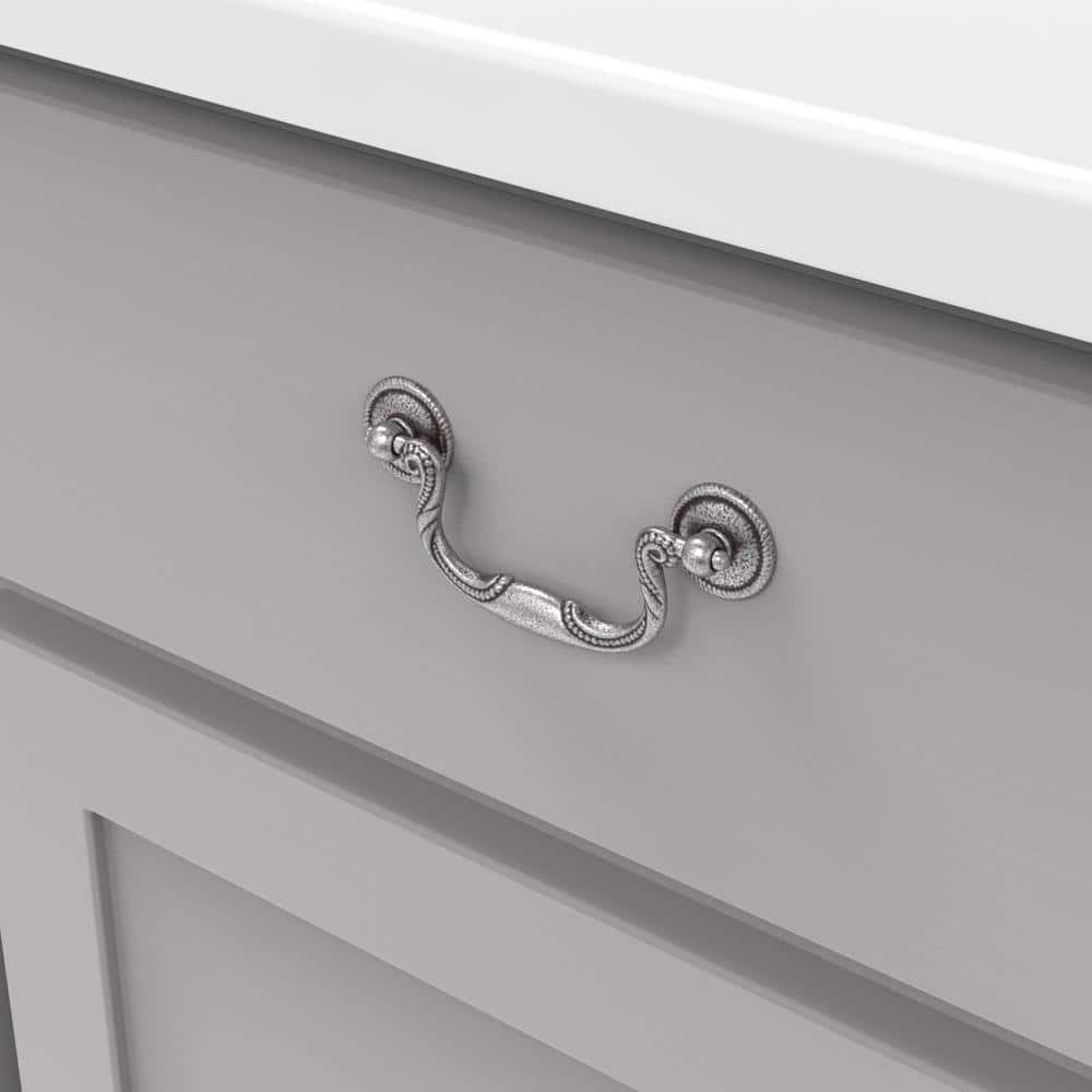 Manor House Kitchen Cabinet Handles, Solid Core Drawer Pulls for Cabinet Doors, 3-1/2"