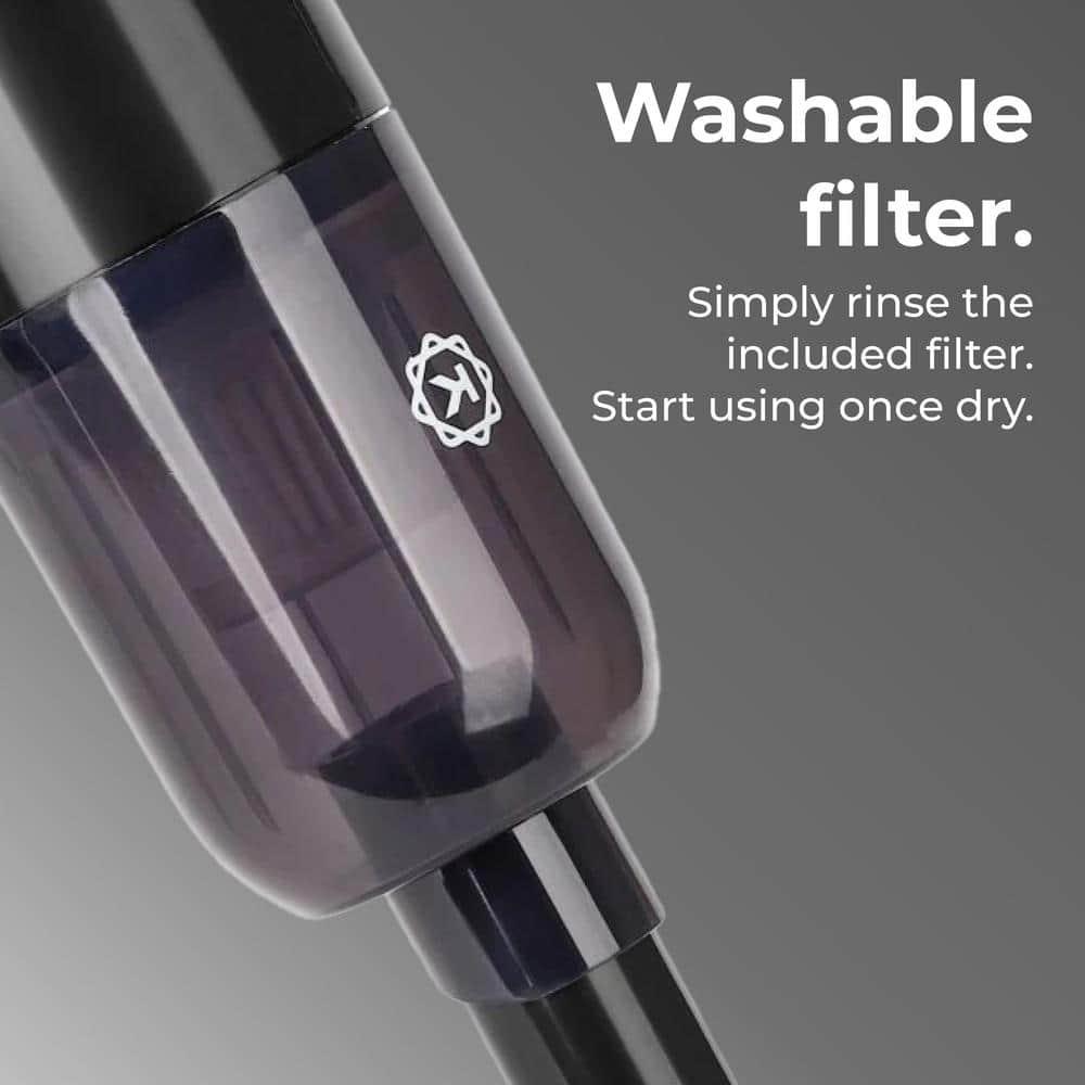 KOBOT Portable Handheld Vacuum Cleaner, HEPA Filter 2pc Accessory Pack, Rechargeable Battery