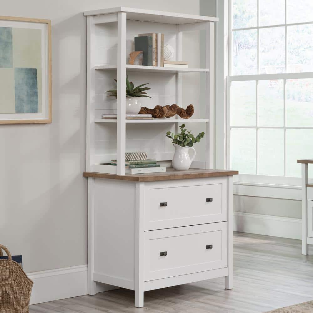 Sauder Cottage Road 2 Drawer Lateral File Cabinet White