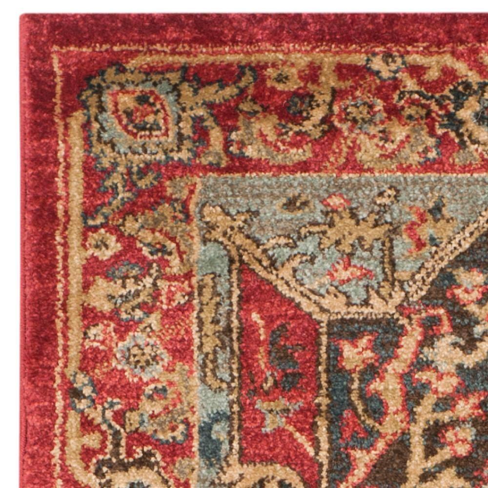 Mahal MAH625 Power Loomed Indoor Runner Rug - Red/Red - 2'2"x22' - Safavieh.